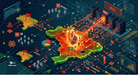 Brasil se torna o segundo país mais visado por ataques DDoS no mundo